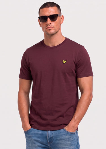 Lyle & Scott T-shirts Plain t-shirt - burgundy