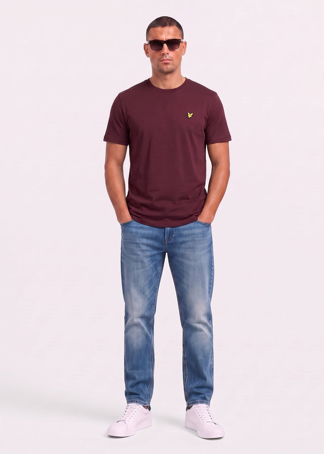 Lyle & Scott T-shirts Plain t-shirt - burgundy
