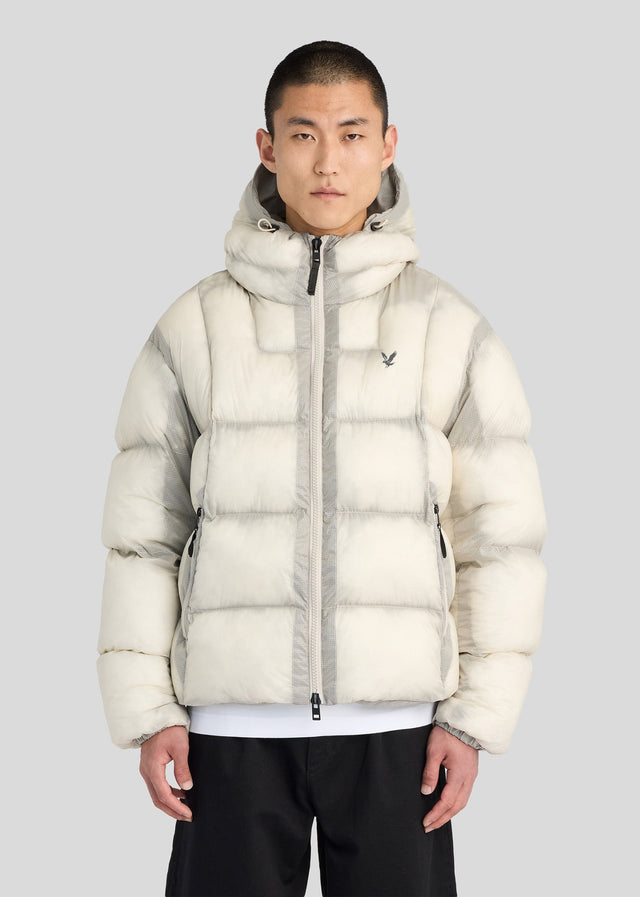 Lyle & Scott Jackets Translucent puffer jacket - putty