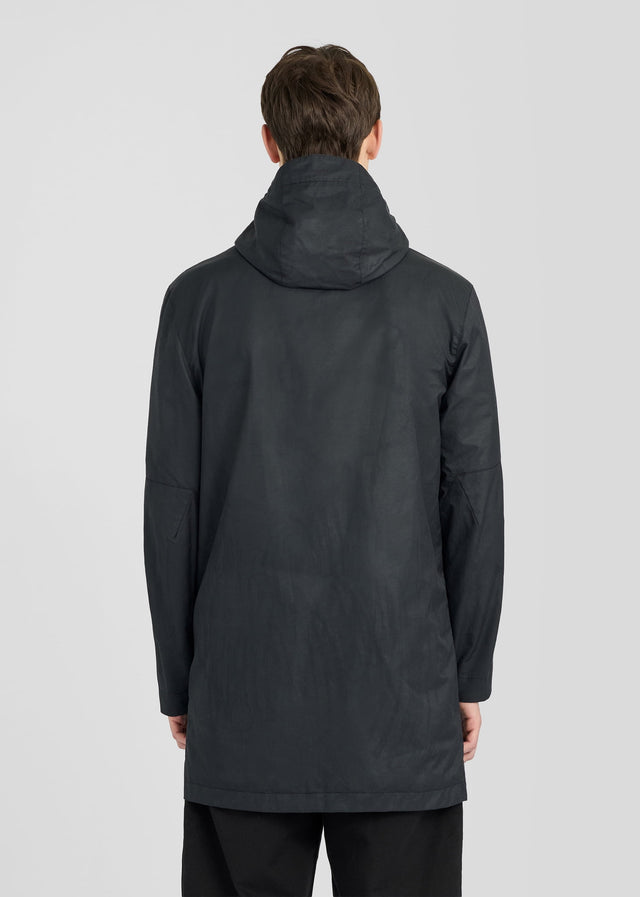 Lyle & Scott Jackets Waxed guard parka - jet black