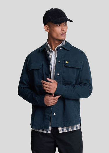 Lyle & Scott Overshirts Bedford cord overshirt - dark navy