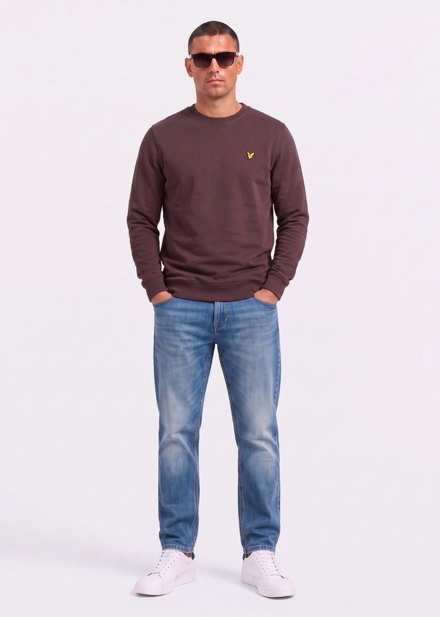Lyle & Scott Sweaters Crew neck sweatshirt - shelter brown