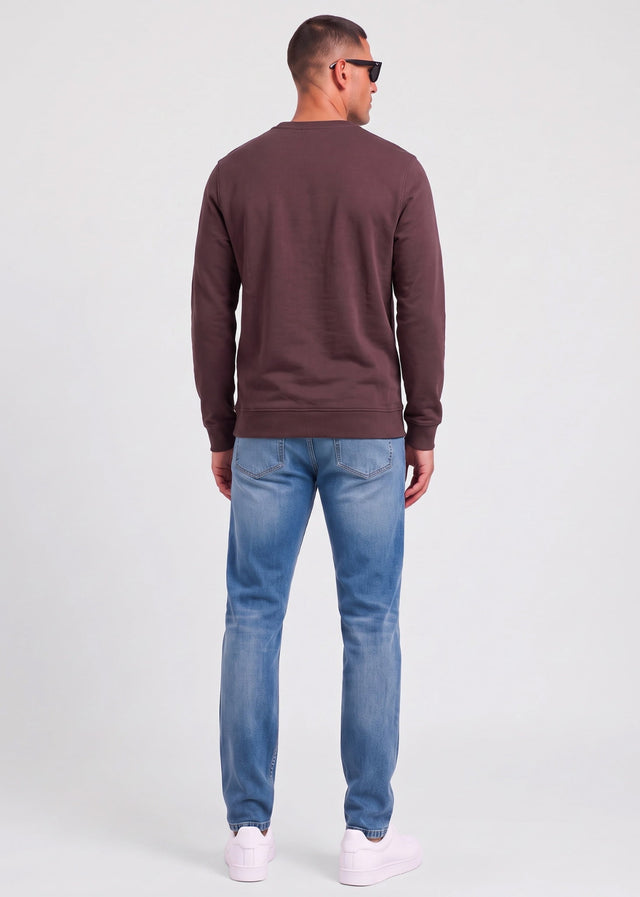 Lyle & Scott Sweaters Crew neck sweatshirt - shelter brown