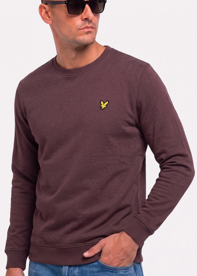 Lyle & Scott Sweaters Crew neck sweatshirt - shelter brown