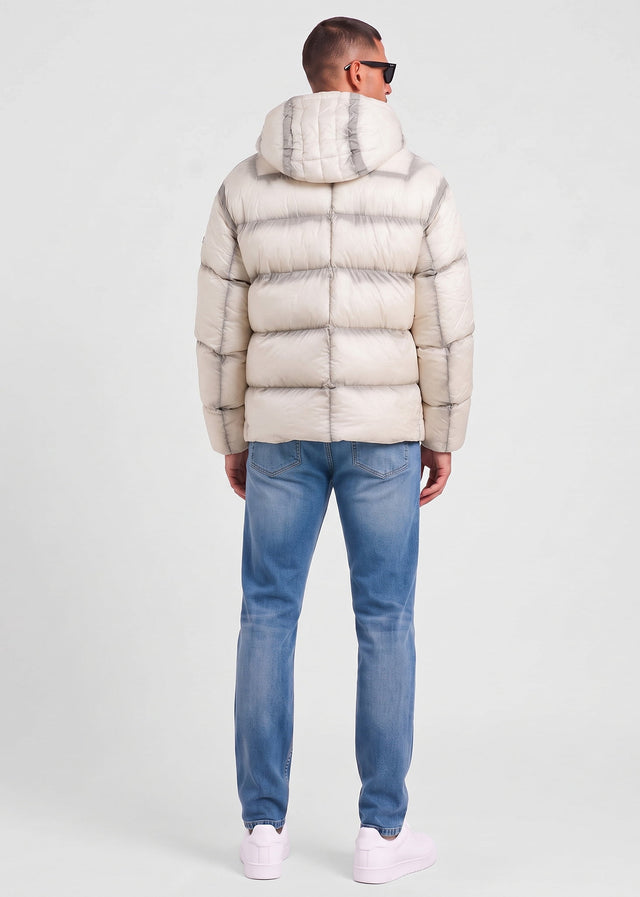 Lyle & Scott Jackets Translucent puffer jacket - putty