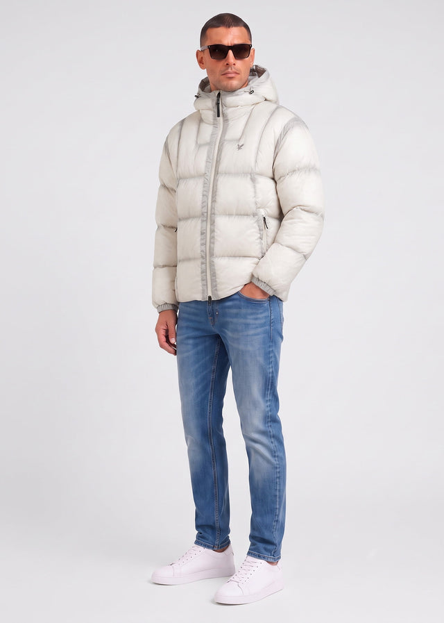 Lyle & Scott Jackets Translucent puffer jacket - putty