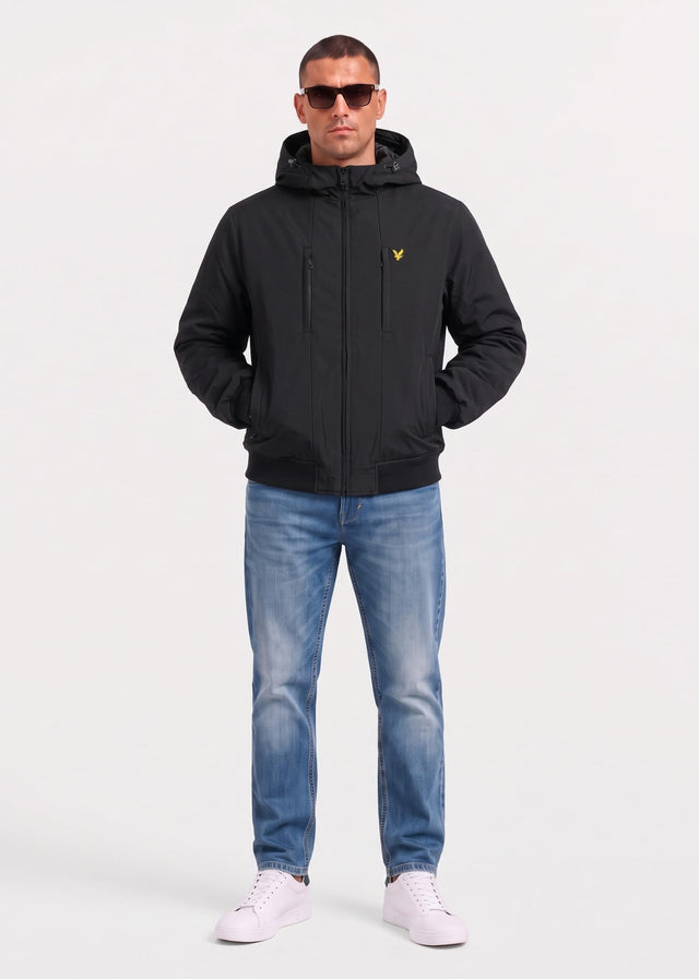 Lyle & Scott Jackets Wadded softshell jacket - jet black
