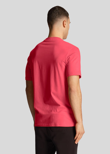 Lyle & Scott T-shirts Contrast pocket t-shirt - electric pink dark navy