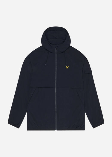 Lyle & Scott Jassen Hooded windbreaker jacket - dark navy