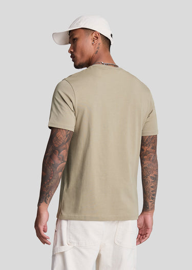 Lyle & Scott T-shirts Plain t-shirt - sage uniform