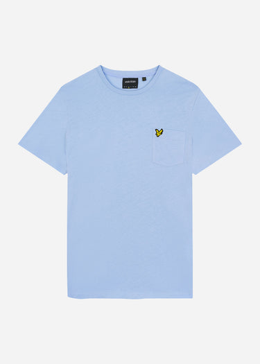 Lyle & Scott T-shirts Pocket t-shirt - light blue