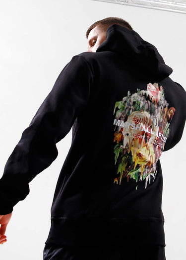 Marshall Artist Hoodies Acid flora hoody - black