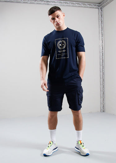 Marshall Artist T-shirts Cartellino t-shirt - navy
