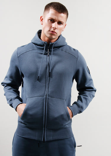 Marshall Artist Vesten Siren full zip hood - slate blue