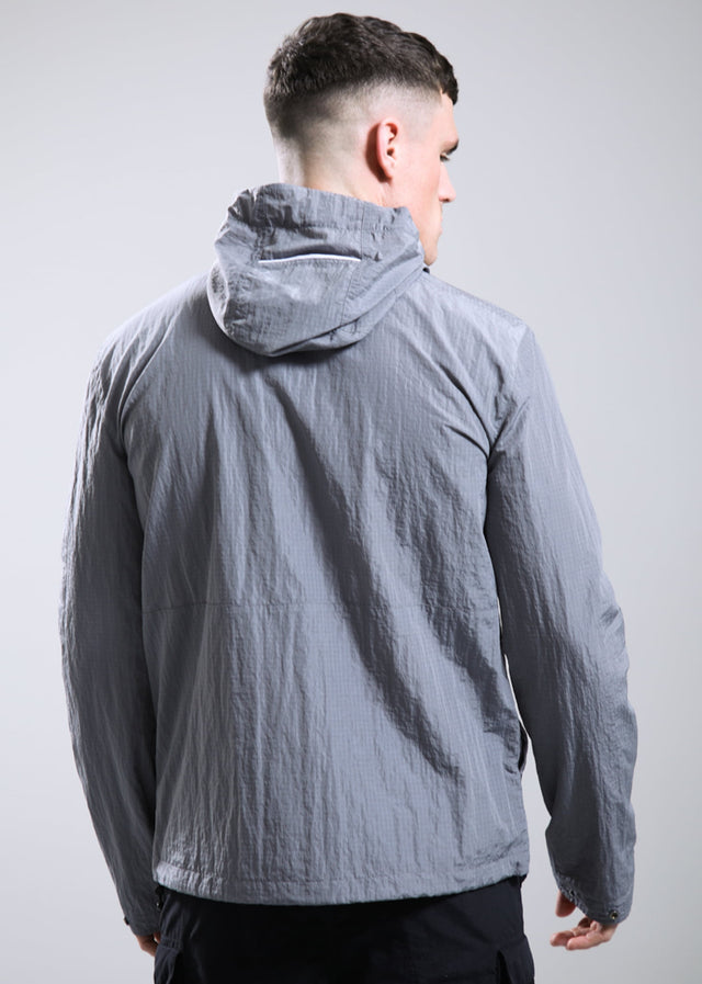 Marshall Artist Jackets Sicuro hooded overshirt - volcanic grey