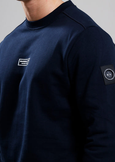 Marshall Artist Truien Siren crew sweat - navy