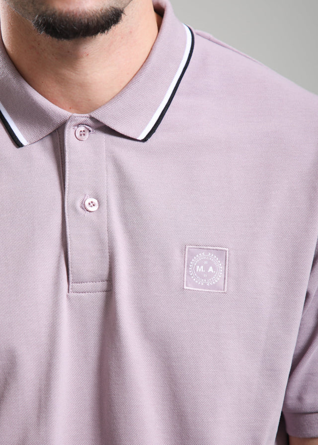 Marshall Artist Polos Tipped polo - rose