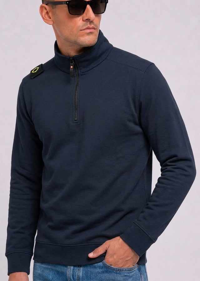 MA.Strum Sweaters Training quarter zip sweatshirt - ink navy