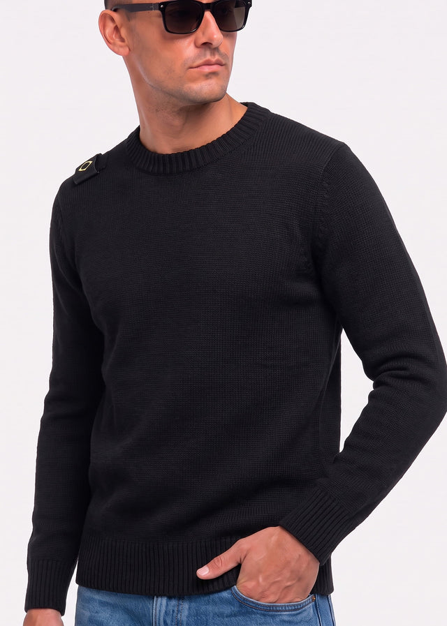 MA.Strum Sweaters Oka crew sweater - black
