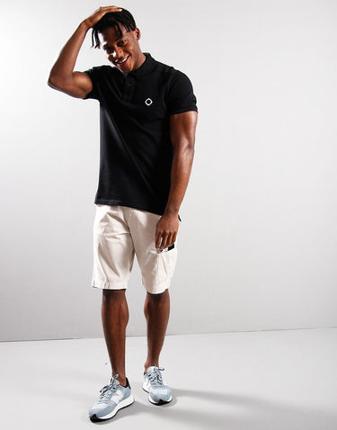 MA.Strum Polo's SS pique polo - jet black