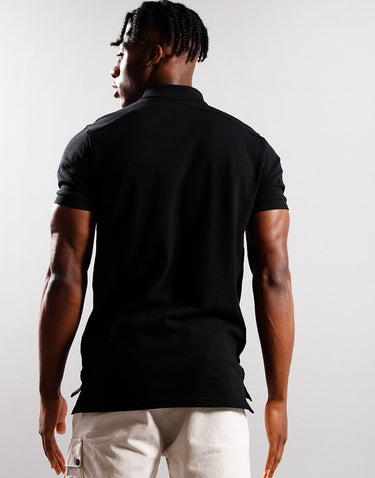 MA.Strum Polo's SS pique polo - jet black