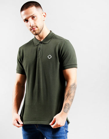 MA.Strum Polo's SS pique polo - oil slick