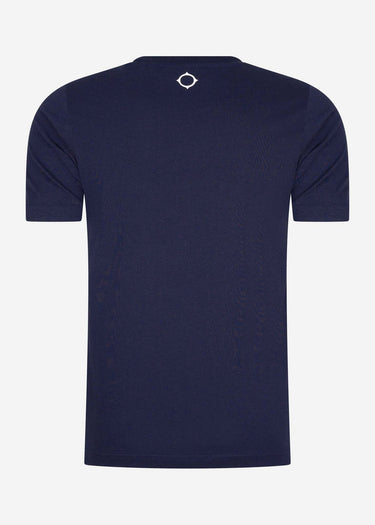 MA.Strum T-shirts MA.Strum block print tee - ink navy