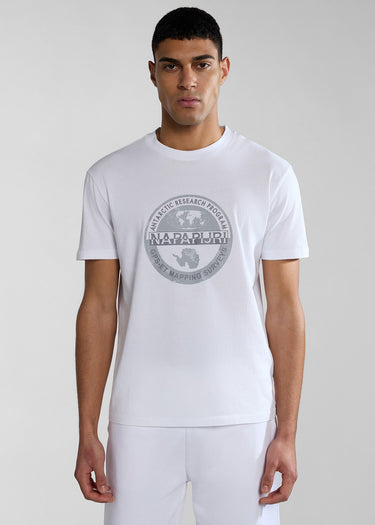 Napapijri T-shirts Bollo t-shirt - bright white
