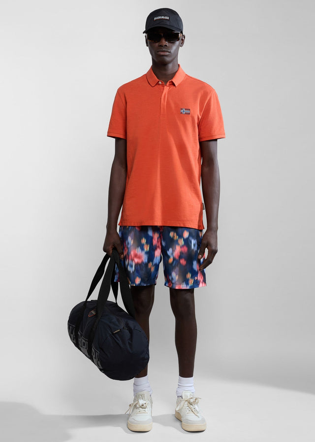 Napapijri Polos Ebea 2 - orange burnt