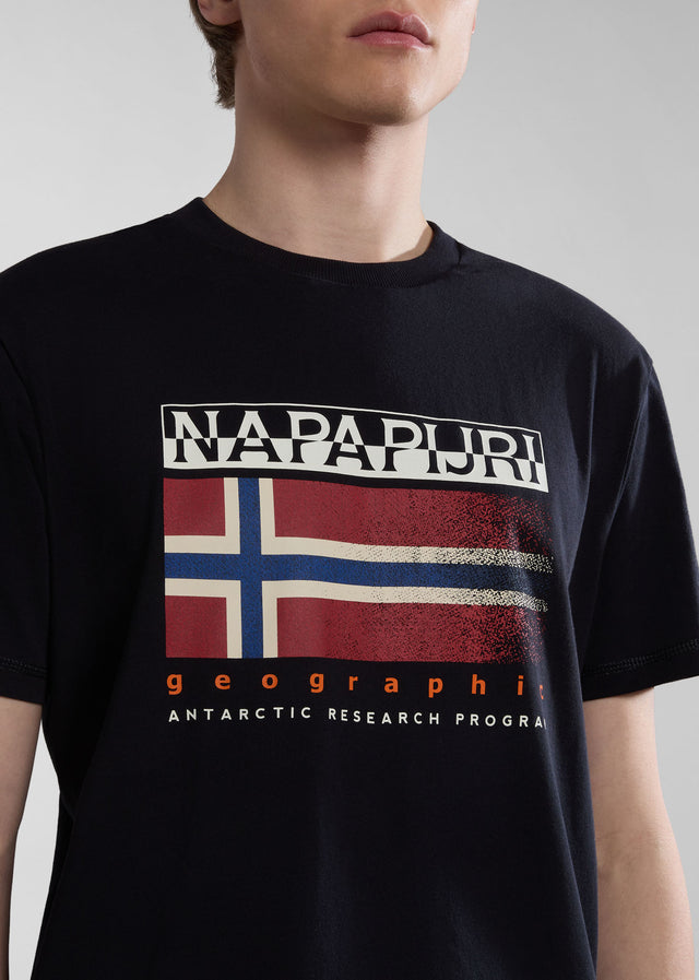 Napapijri T-shirts Kreis t-shirt - black