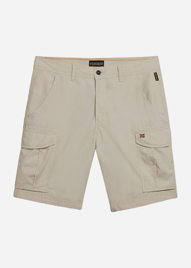 Napapijri Korte Broeken Noto 2.0 short - beige silvr