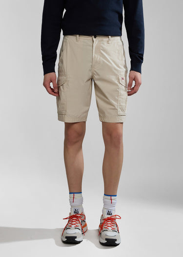 Napapijri Korte Broeken Noto 2.0 short - beige silvr