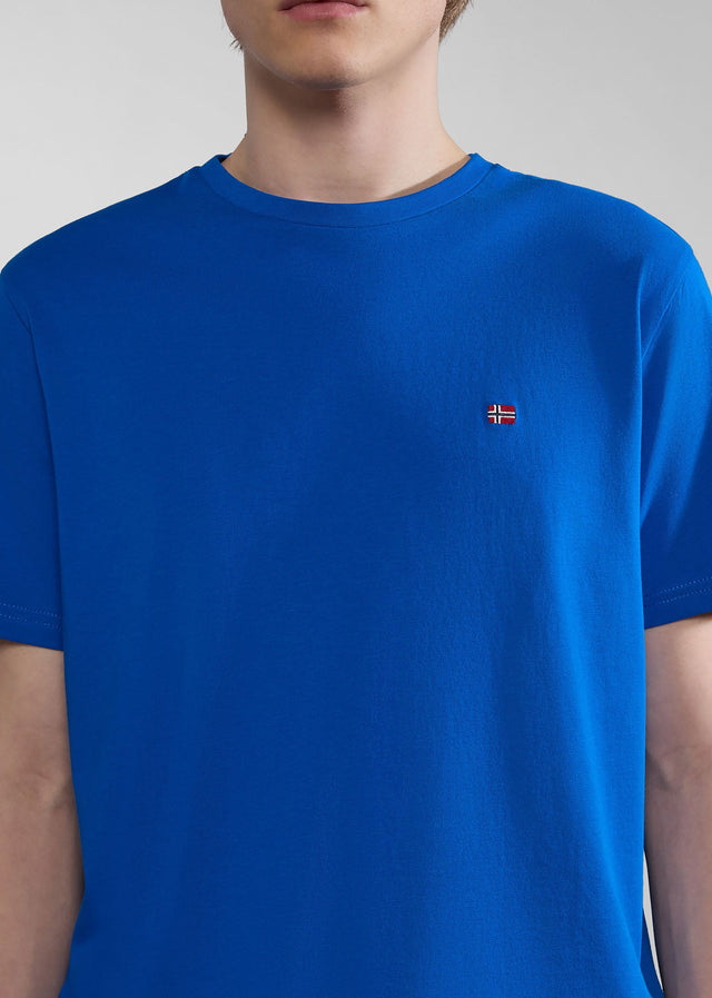 Napapijri T-shirts Salis ss sum t-shirt - blue lapis