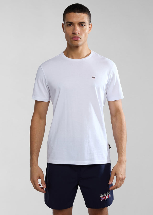 Napapijri T-shirts Salis ss sum t-shirt - bright white