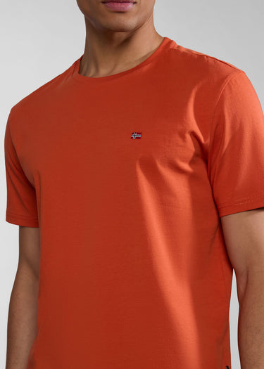 Napapijri T-shirts Salis ss sum t-shirt - orange burnt