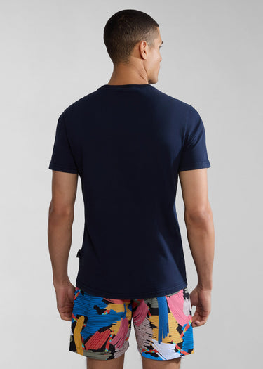 Napapijri T-shirts Ellbas t-shirt - blue marine