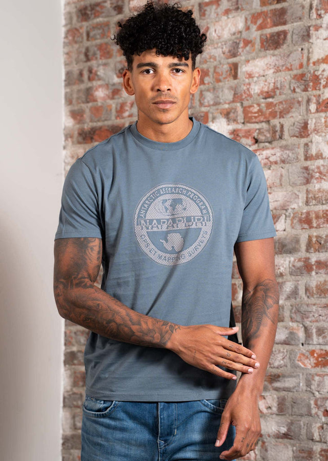 Napapijri T-shirts S bollo 2 - stormy weat