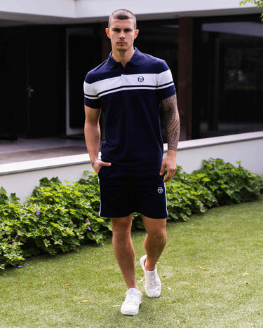 Sergio Tacchini Polo's Young line polo - blue white