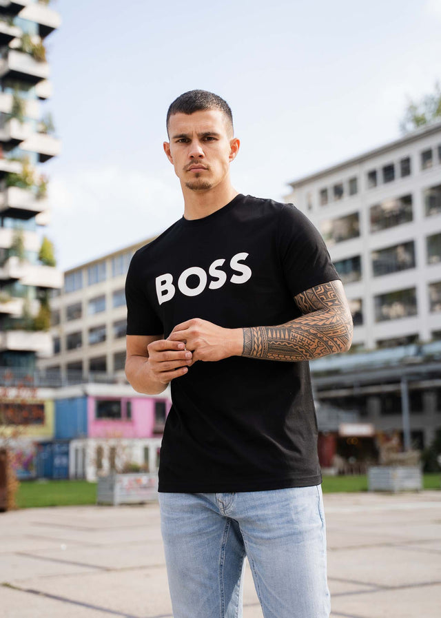 Hugo Boss T-shirts Thinking 1 - black