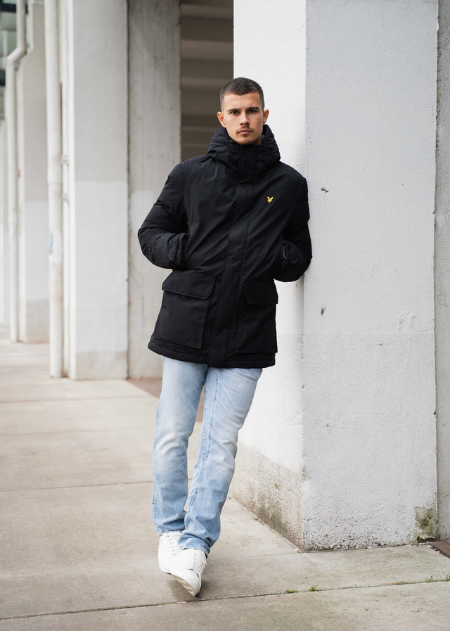Lyle & Scott Jackets Membrane parka - jet black