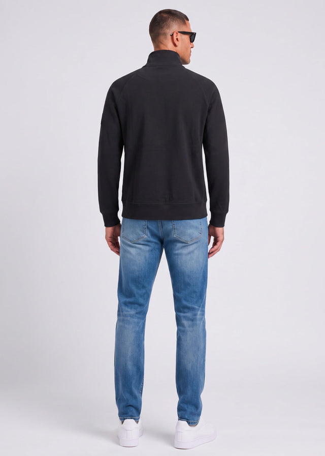Marshall Artist Sweaters Siren quarter zip sweat - black