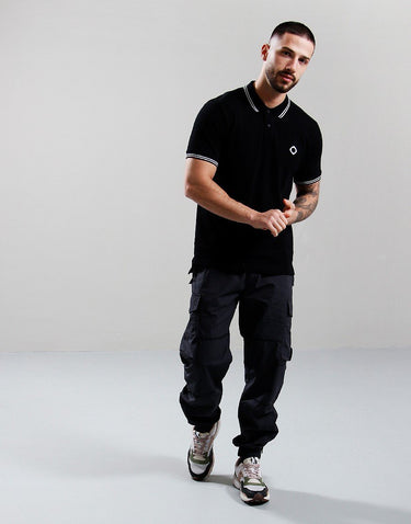 MA.Strum Polo's Double tipped polo - black