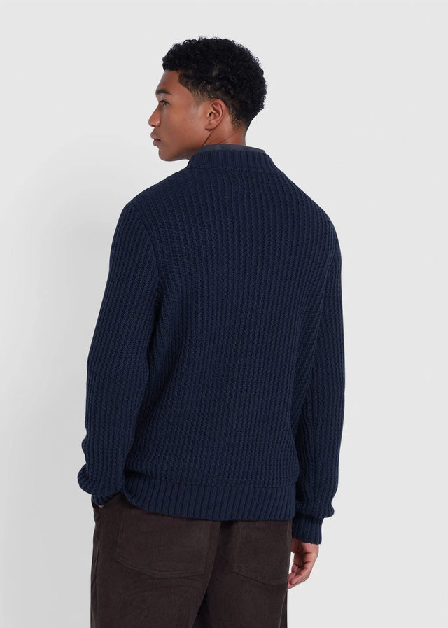 Farah Sweaters Sweater burlington fisherman - true navy