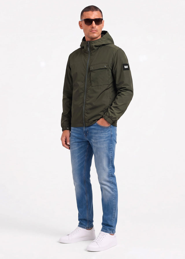 Weekend Offender Jackets Temara stretch technical jacket - black forest