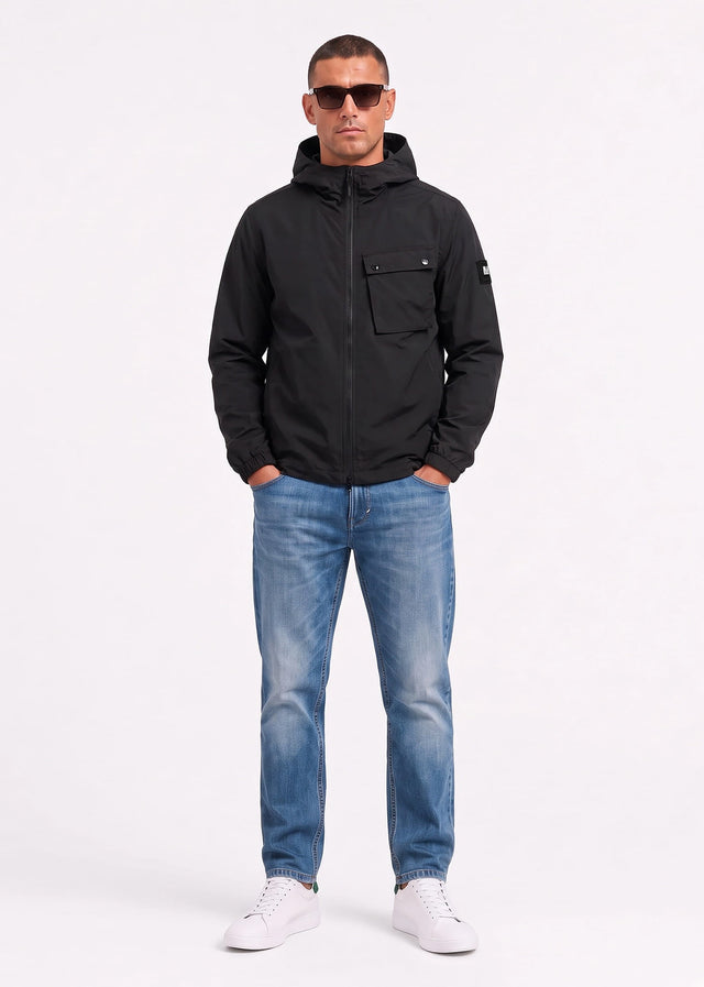Weekend Offender Jackets Temara stretch technical jacket - black