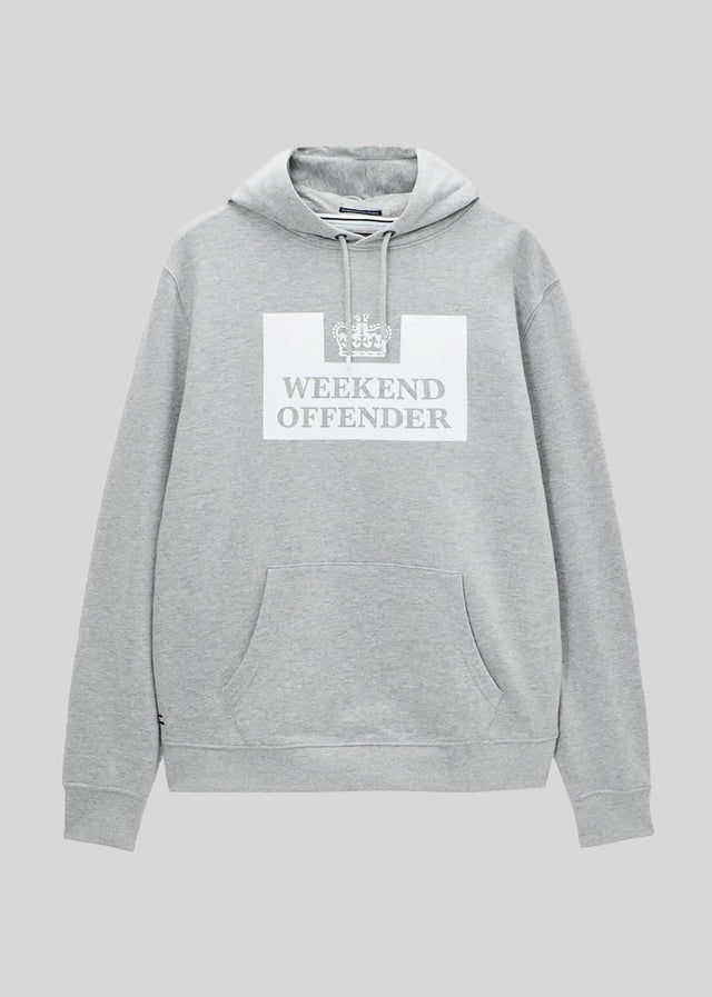 Weekend Offender Hoodies HM service - grey marl