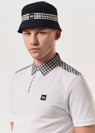 Weekend Offender Bucket Hats Queensland - navy mid house check