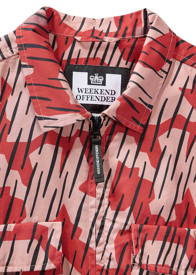 Weekend Offender Jackets Waya camo - blaze rain camo