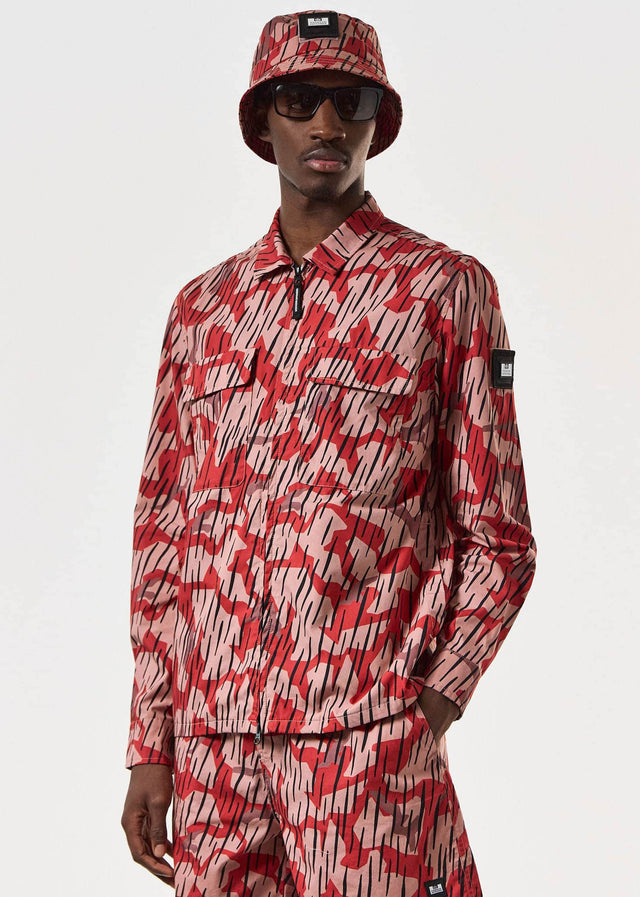 Weekend Offender Jackets Waya camo - blaze rain camo
