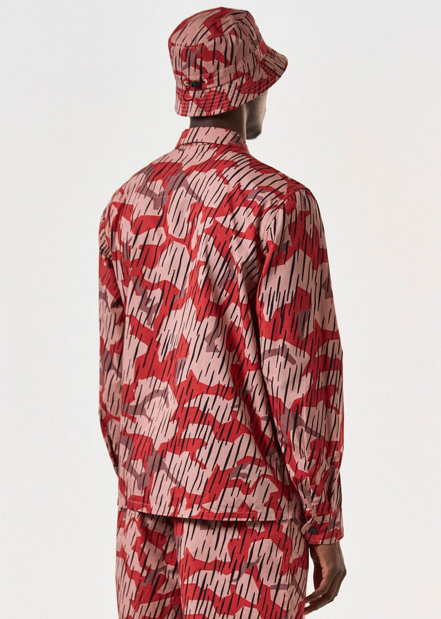 Weekend Offender Jackets Waya camo - blaze rain camo